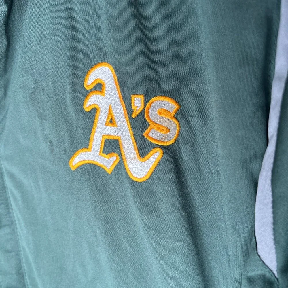 Vintage MLB Oakland Athletics A's Antigua Jacket Windbreaker - Picture 3 of 6